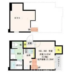 stage笹原【1階】の間取り