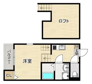 VOYAGE姪浜【2階】の間取り