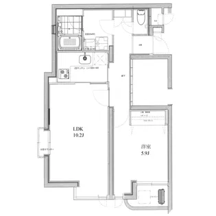 ヴァン・ヴェール武蔵小山【3階】の間取り