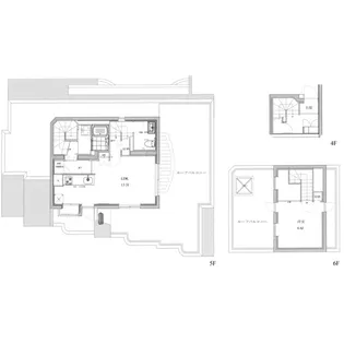 ヴァン・ヴェール武蔵小山【4階】の間取り