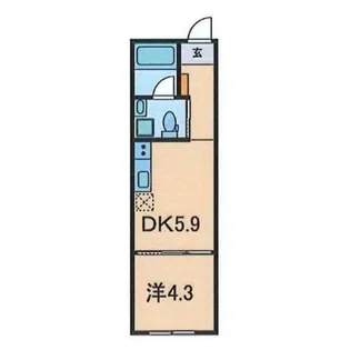 Mレジデンス【1階】の間取り