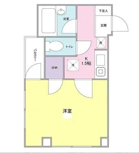パティオ三茶【3階】の間取り