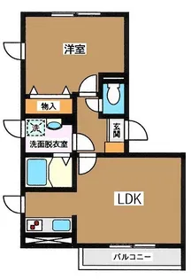 FLAX鷹番【3階】の間取り