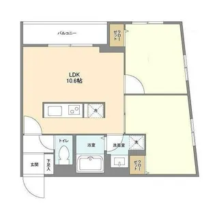 パルムクレスト武蔵小山 サウス棟【3階】の間取り