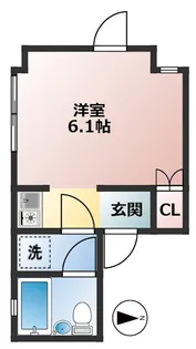 ヒューゲルハイム三軒茶屋 (2024年築)【2階】の間取り