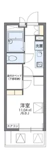 レオパレス田園調布B【2階】の間取り