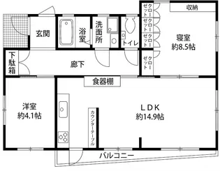 アネックスサンケイ青葉台【3階】の間取り