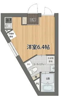 フラシア東品川【4階】の間取り