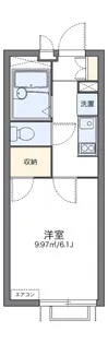 レオパレス長者丸【3階】の間取り