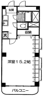 三愛ビル 竹館【4階】の間取り