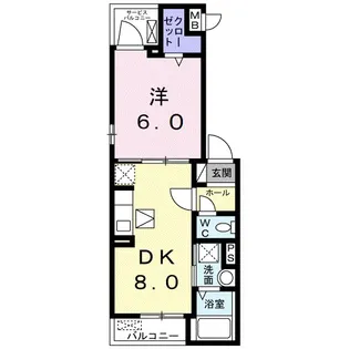 レジデンス マイ【1階】の間取り