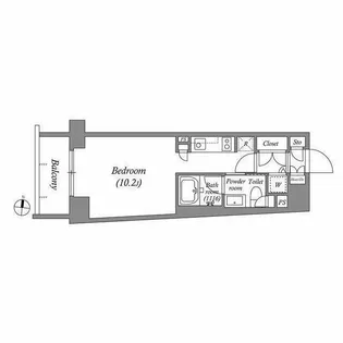 オーパスホームズ桜新町【1階】の間取り