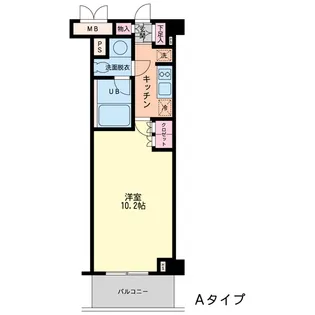 エスティメゾン代沢【3階】の間取り