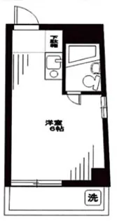 ネオハイシティ渋谷【4階】の間取り