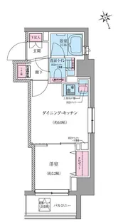 クレヴィアリグゼ世田谷松陰神社前【4階】の間取り