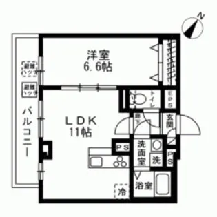 ジェイドYOKOHAMA【2階】の間取り