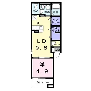 セレッソ パルケ【2階】の間取り