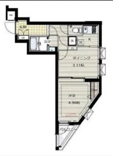 ビバリーホームズ目黒鷹番【1階】の間取り