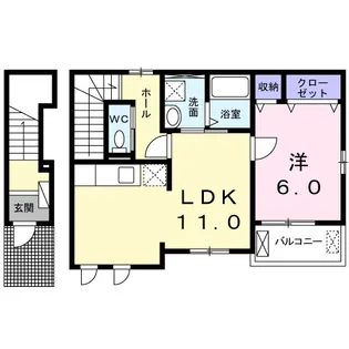 フランII【2階】の間取り