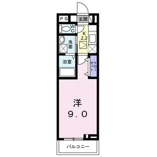 ラフレシール・ヴァン【1階】の間取り