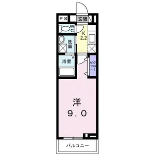 ラフレシール・ヴァン【2階】の間取り