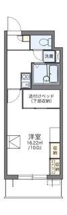 レオパレスパルコートF【3階】の間取り