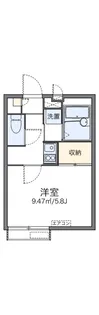 レオパレスPROSPERII【2階】の間取り