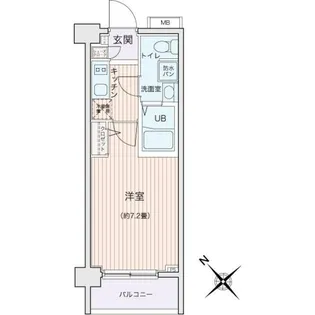 エコロジー都立大学レジデンス【4階】の間取り