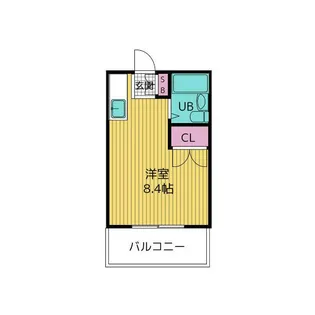 サンパーク三軒茶屋【2階】の間取り