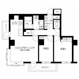イトーピア白金ステーションプラザ【7階】の間取り