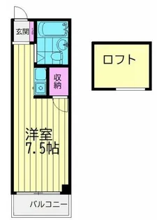 シャローム蒲田【2階】の間取り