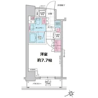 ステラメゾン三軒茶屋【6階】の間取り