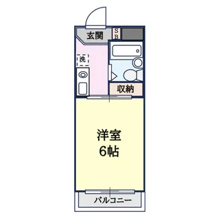 ハウスサンビームIIオゼキ【2階】の間取り