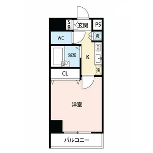 スカイコートヴィーダ五反田ウエスト【12階】の間取り