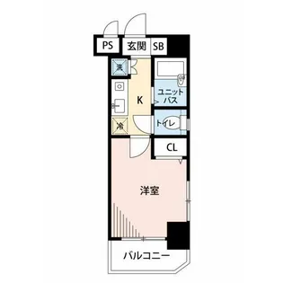 グランヴァン大井町【5階】の間取り