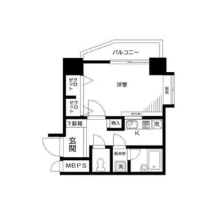 日神パレステージ三軒茶屋第2【2階】の間取り