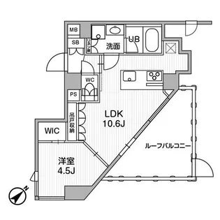 SYFORME西小山【3階】の間取り