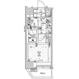 PREMIUM CUBE 品川大崎【5階】の間取り