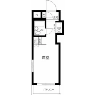 スカイコート蒲田【1階】の間取り