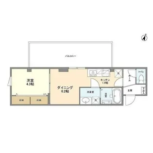 ボヌールREIWA【3階】の間取り