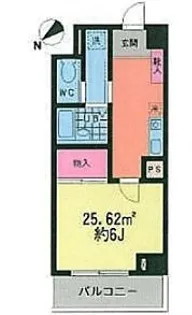ジュエルコート学芸大壱番館【3階】の間取り