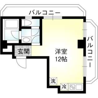 Feel二子玉川【6階】の間取り
