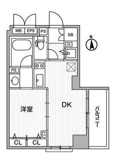 クリオ三田ラ・モード【5階】の間取り