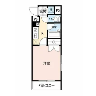 グラントゥルース目黒花房山【2階】の間取り