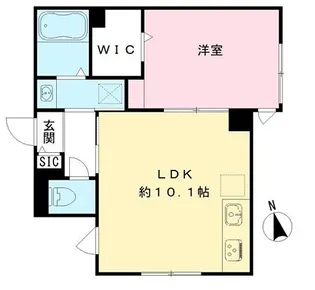 メゾンドアルグ【1階】の間取り