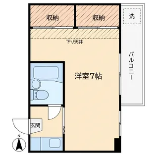 クリスタルコーポ学芸大【3階】の間取り