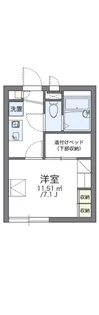 レオパレスマツバラ【2階】の間取り