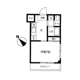 ライト・ハーティッド田園調布【3階】の間取り