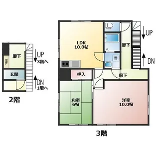 平山ビル【3階】の間取り
