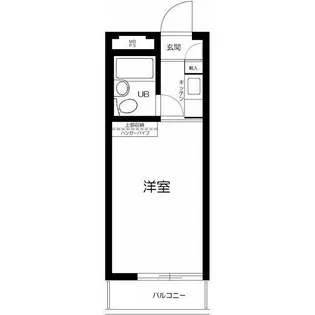 スカイコート池尻【3階】の間取り